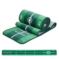 실내 골프 퍼팅매트 3m 카펫형 거리표시 퍼팅연습기 홈골프 연습용매트, 1개, green