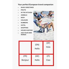 (영문도서) Languages 4 in 1: Your perfect companion while travelling in Europe Paperback, Independently Published, English, 9781729242834