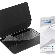 [기능 키 포함] 2024-2026 아이패드 iPad 에어 Air 13 M4 M3 / 프로 Pro 13 M5 M4 매직 키보드 키스킨 TPU 보호커버 필름, 1개, 투명