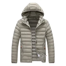 8XL 플러스 사이즈 코튼 패딩 남성 슬림핏 경량 겨울용 재킷: 후드 멀티 컬러 스트라이프 스타일, 08 XXL, 01 빠른, 05 Khaki