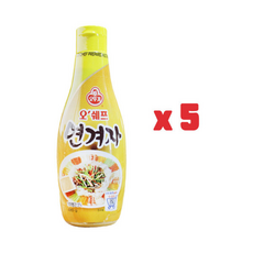 오뚜기 오쉐프 연겨자, 480g, 5개