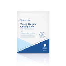 [브라질리언 왁싱 진정 보습팩 왁싱 사후관리 인그로운헤어] 블루페탈 와이존 Y존 다이아몬드 카밍 마스크 팩 1매, 1개, 40ml