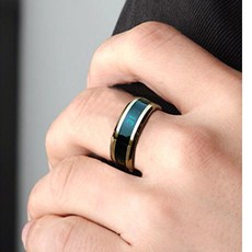 열표시반지 온도 체온 진실 반지 열체크 열측정 지능형 스마트, 블랙12호, 1개