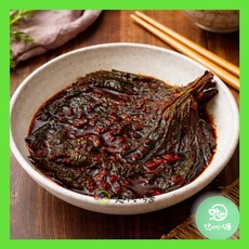 [단지]깻잎무침 2kg 식당 업소용 대용량 반찬 김치 깻잎