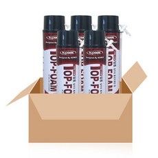 탑프라 탑폼 우레탄폼 PU60 750ml 스트로우형 세트 5개, 탑프라 탑폼 우레탄폼 PU60 750ml 스트로우형 세