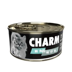 CHARM 野性魅力 貓罐頭 無穀主食罐 - 誼家寵物, 鮪魚佐吻仔魚80g, 24個, 80g, 鮪魚