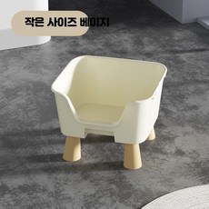 하우스 물방울모양 강아지 고양이 쿠션 반려동물 분리세탁 세련된, 1개, 사각형 반폐쇄형  고양이 집색