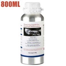 자동차 헤드라이트 광택 복원 키트 차량 헤드 라이트 클리닝 스크래치 방지 소수성, 03 800g Repair fluid, 03 800g Repair fluid