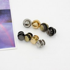 얇은 리벳 자석단추 리벳형 가시메 양면자석단추, 새틴엔틱, 1개