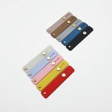 파스텔 스트랩 그립 폰거치대, 핑크, 본상품선택