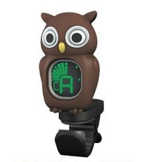 Swiff B7 貓頭鷹造型調音器 吉他/小提琴通用 聖誕禮物推薦, 黑色, 1個