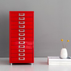 마켓비 KOMPANY 서랍장 12단 레드, 기본상품