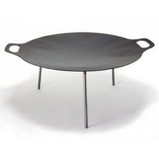 Petromax 鍛鐵燒烤盤 雙耳 鐵板煎盤 露營野炊 烤肉 BBQ 焚火台, 48cm, 1個, 48cm