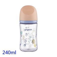 Pigeon 貝親 寬口徑奶瓶 模擬母乳實感設計, 1個, 春日物語, 240ml