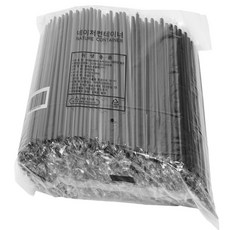 네이처컨테이너 일회용 벤티빨대 개별포장 25cm 블랙 스트로우, 1개, 500개입