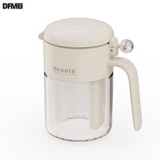 DFMEI 密封防潮玻璃調料罐 帶勺 廚房裝鹽, 1個