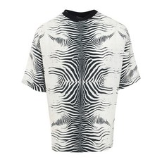 로베르토카발리 지브라 프린트 티셔츠