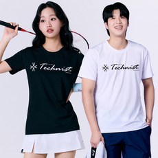테크니스트 티셔츠 배드민턴 반팔 상의 남성 여성 기획티 TCNST103