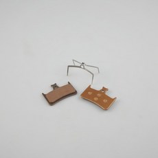 ZRACE M1/M2X2/X4/XG/XG4BR-002/BR-005 브레이크 금속 패드 구리 기반 세라믹 패드 냉각 패드 TCE-TECH J02, X4 a pair