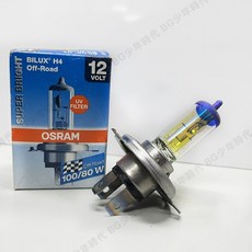 歐司朗 OSRAM H4 黃金光汽車大燈燈泡 12V 100/80W 德國製造, 1個