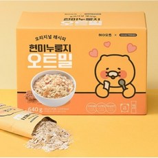 헤이오트 카카오프렌즈 현미누룽지 오트밀 20p, 640g, 2개