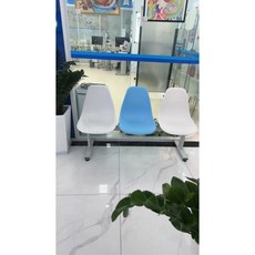 야외의자 야외벤치 휴게의자 응원의자 대기의자, 3명 컬러