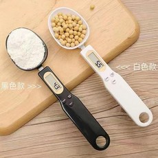 高精度電子稱量勺 烘焙廚房計量勺, 黑色2025升級,計量勺500g1g充電款, 1個