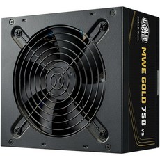 酷碼 Cooler Master MWE GOLD V3 80 PLUS 金牌 直出線 電源供應器 電腦組裝首選 穩定供電 節能省電, 750W黑