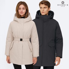 [DENNIS] 여성 남성 하프라인 웰론 패딩 점퍼 2종 택1