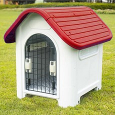 제임스마켓 안전문 반려견 하우스 A 레드 실내울타리