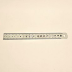 20cm 철자 스틸 쇠 스텐 인치 자, 단일