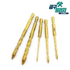 화살촉 타일비트 10mm 유리구멍 포세린 대리석타공 타일기리, 1개