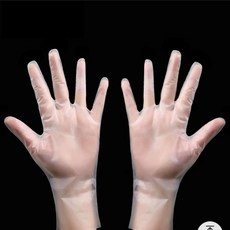 TPE手套 食品級一次性加厚耐磨防水手套, 1個, TPE手套一袋【50只】,M碼中號【適合普通女性】