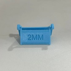 퀼팅 프로젝트 필수 재봉 게이지 도구 헤밍 에지 가이드 락 심 룰러, 1개, 2. A1