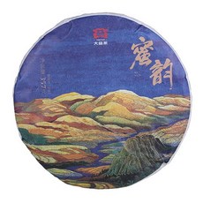 大益 普洱生茶 357g 蜜韻 1901, 1個, 片