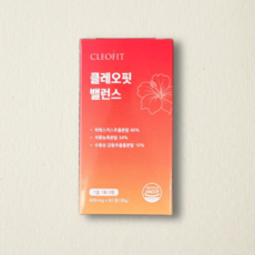 클레오핏 밸런스 3중케어 히비스커스 추출분말, 60정