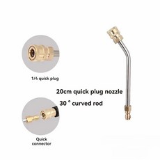 물총 14 팔꿈치 막대 업체 고압 도 직각 연결 90 세차 도매 제조 빠른 익스텐션, 3) CP0003, 색상: 1. CP0003