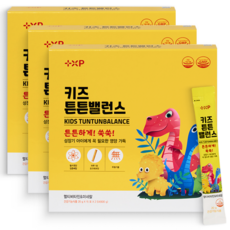 키즈액상비타민 키즈튼튼밸런스 미네랄 어린이 아이 유아 쑥쑥 튼튼 무가당 요구르트맛, 3박스, 30회분