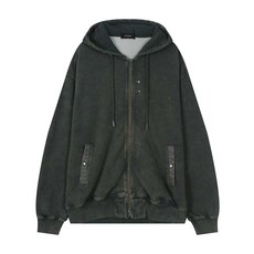 브랜드정품 버커루 BUCKAROO 쭈리 우븐패치 후드 집업 카키 279165