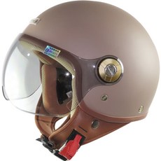 【NINJA】醺砂飛行帽 飛行帽 gogoro帽 消光 霧面 半罩 3/4罩 軟耳邊 安全帽, 可可奶