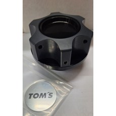 TOM'S 螺紋式機油加油口蓋, 黑, 1個