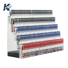 투명진열 붓걸이 펜진열대 문구점 붓 아크릴문구점 서점상 펜, H. 96개 후크 포함 4단