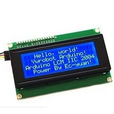 【台灣物聯】 IIC/I2C LCD 2004液晶 2004 LCD液晶模組 5V 藍屏, 1個, (無I2C) 含稅
