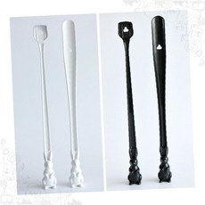 티본 토끼손 구두헤라 등긁기 세트 휴대용 발관리 등마사지 도구 화이트, 1개