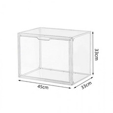 루미나D 수납 장식장 아크릴 쇼케이스 피규어 모듈형 진열장 특대형, 선택_특대형(45x33x33cm)