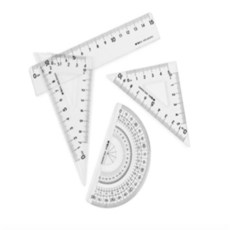 오지샵 삼각자각도기 각도기자세트