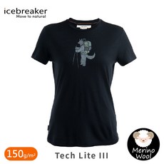 icebreaker Tech Lite III 圓領短袖上衣 150g/m²