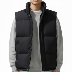 민트스쿨 남여공용 캐주얼 커플 패딩조끼