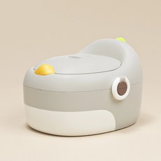 三合一兒童馬桶坐便器 嬰兒寶寶廁所馬桶圈輔助座便器 幼兒家用尿盆 多功能坐便器, 羽杏灰, 羽杏灰