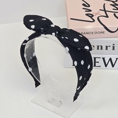 데일리로제 (국내제작-당일배송) 도트 리본밴드 단체세트